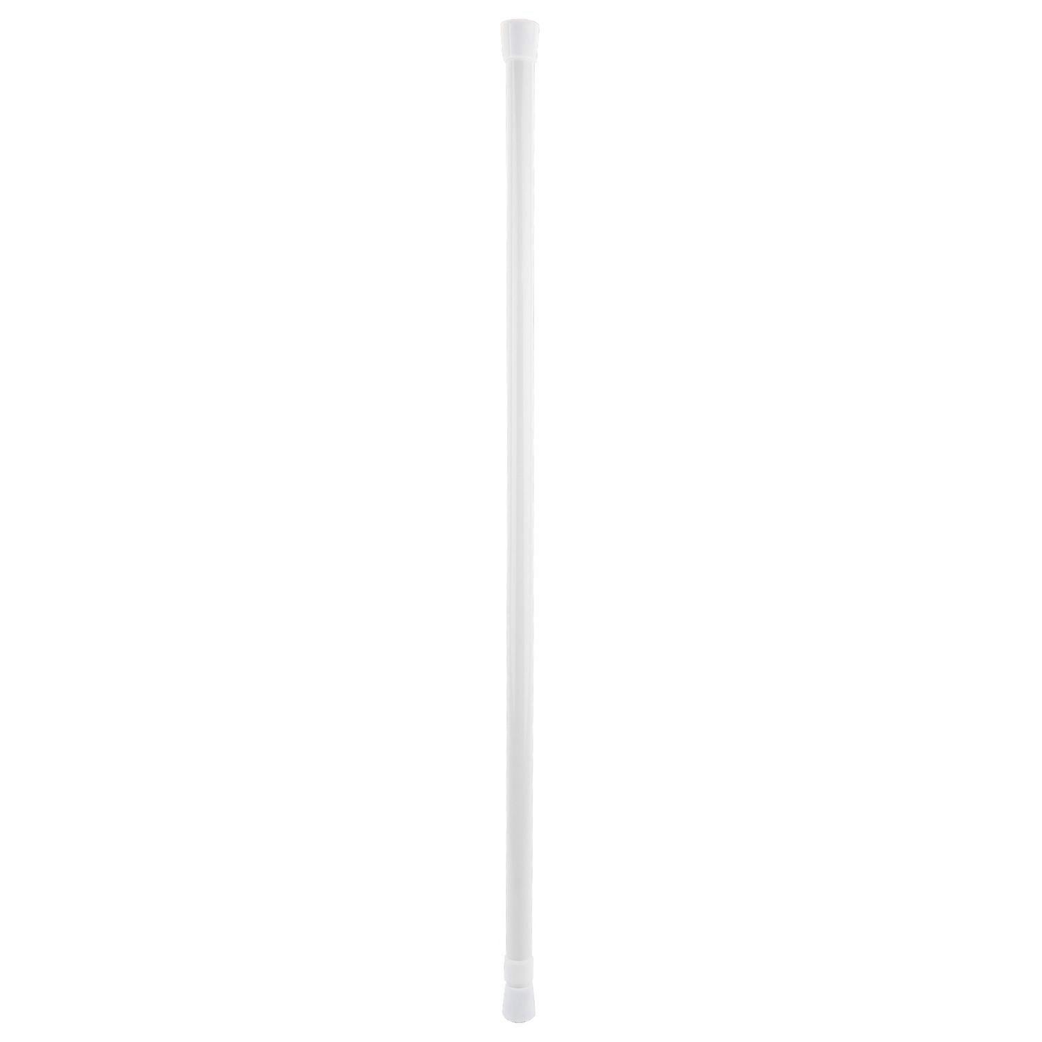 Extendable Spring Telescopic Shower Bathroom Window Curtain Rail Loaded Pole Rod 85~150cm