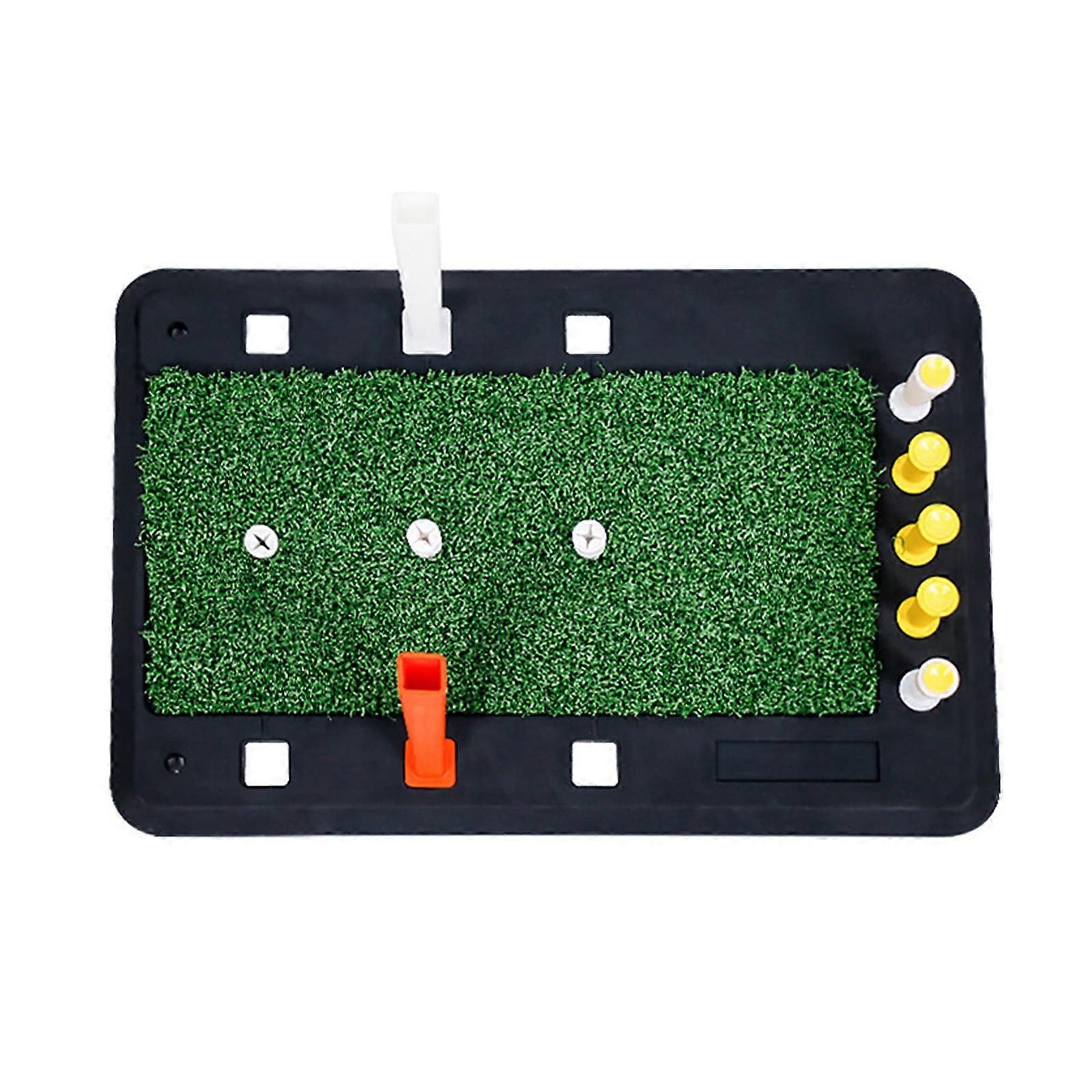 Golf Training Mat Swing Exerciser Swing Track Practice Marking Pad Golf Swing Practice Mats Golf Accessories Enduring Multicolor