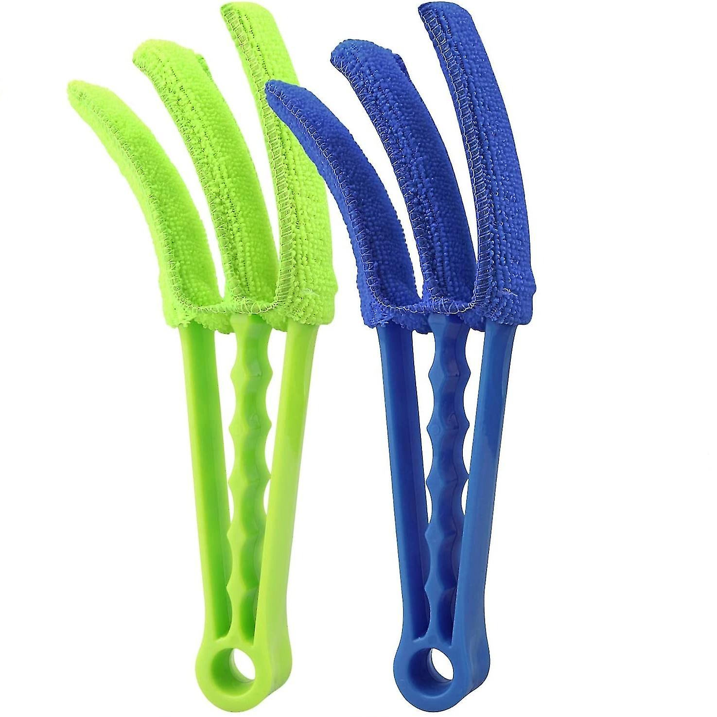 Window Blind Cleaner Duster Brush Kit 2 Pack Brush - Blind Cleaner Tools For Window Blinds Air Conditioner Jalousie Dust