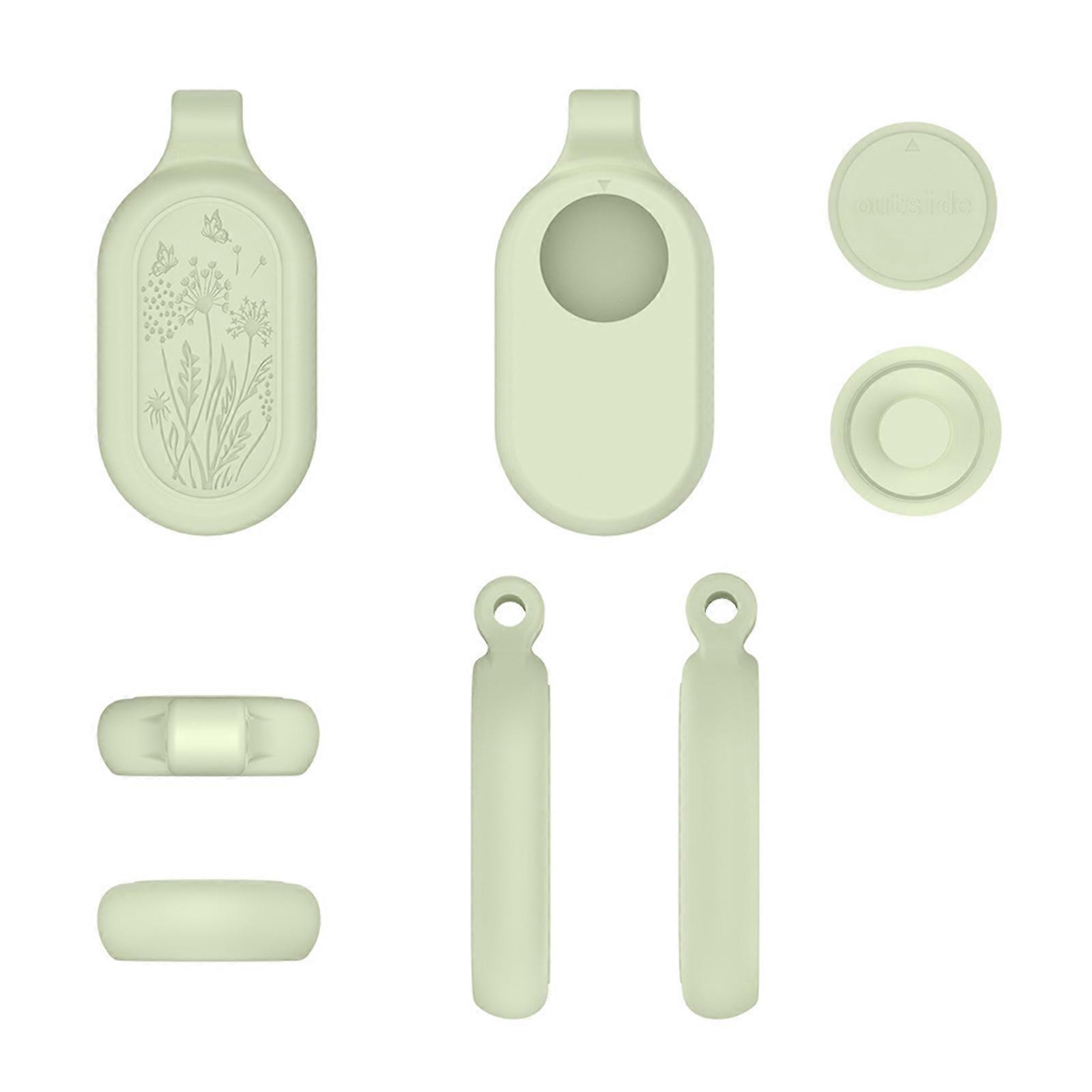 Silicone Case for SmartTag 2 Soft and Flexible, Scratch/Shock Resistant Cover with Keyring for Tracker  Green