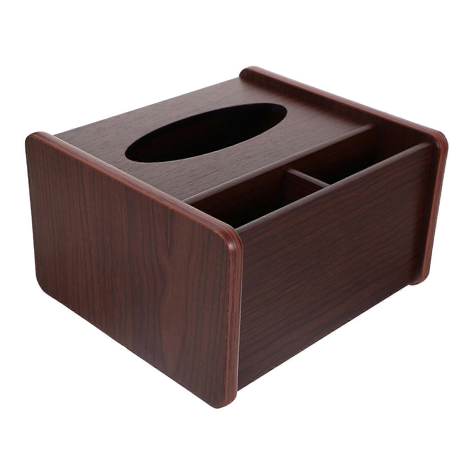 Tissue Box Desktop Tissue Case Remote-Control Storage Box Pen Box Tissue Holder