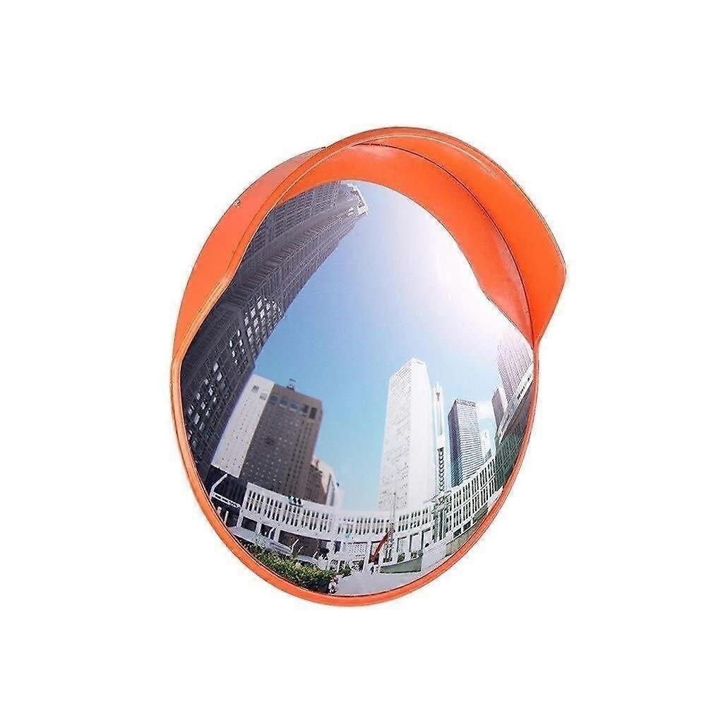 Traffic Safety Mirror 80CM WideAngle Convex Driveway & Parking Lot Reflector for Accident Prevention