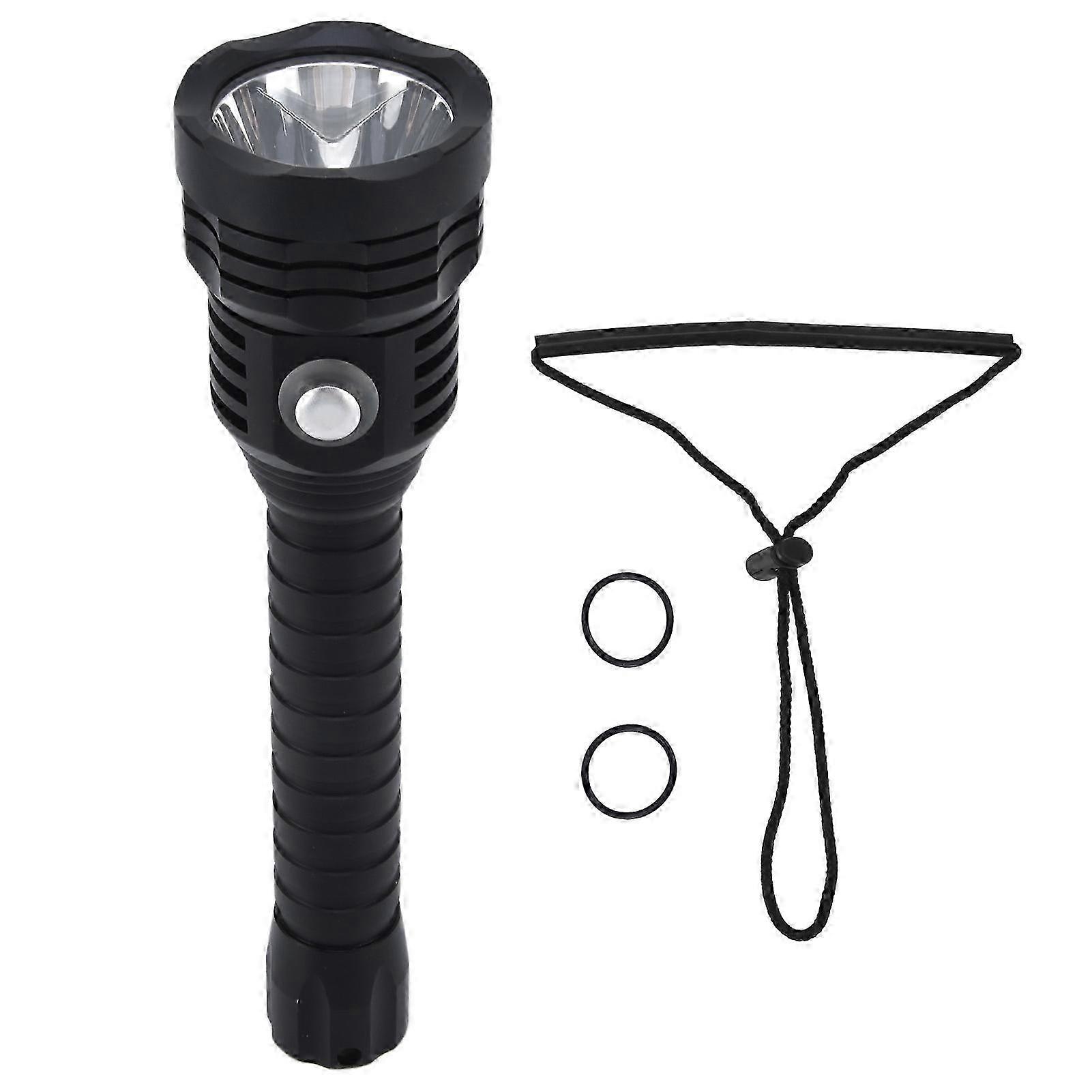 Dive Flashlight 10000LM XHP70 Waterproof with 4 Lighting Modes