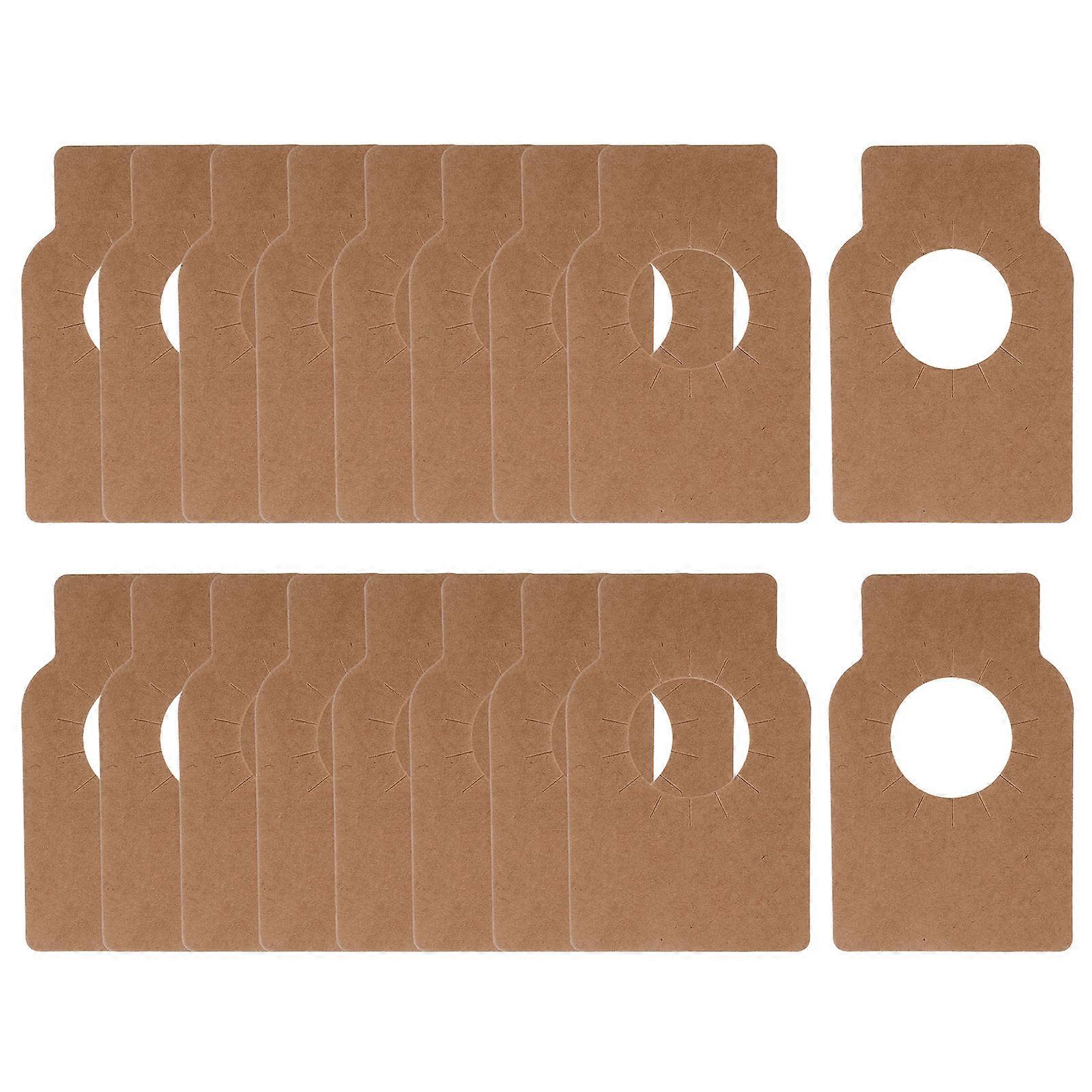 Kraft Paper Identification Tags 50Pcs Rectangular Shape Perfect For Christmas Holiday Cellars DIY Design