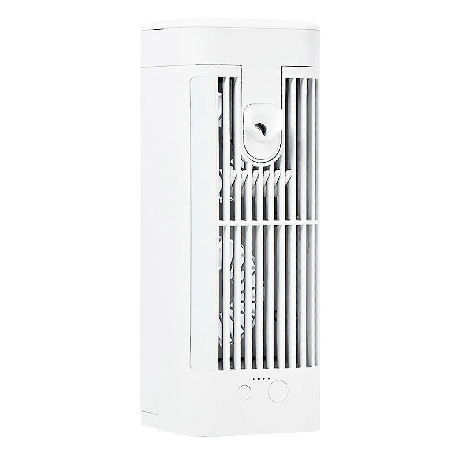 Portable Air Conditioner and Evaporative Air Cooler with 3 in 1 Function, 3 Speeds, 2400mAh