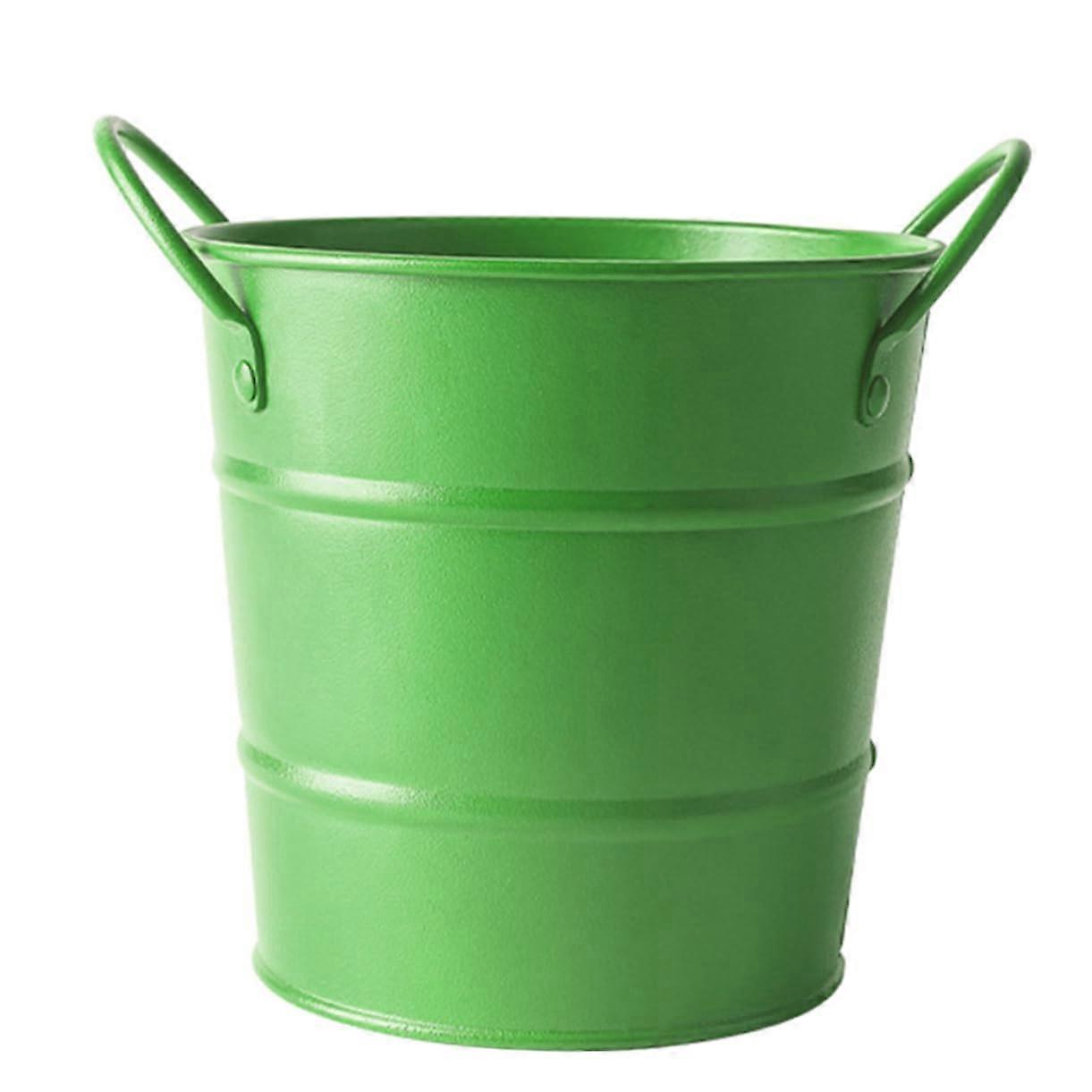 Miniature Metal Ice Bucket with Double Handles for Snacks, French Fries, Parties and Events