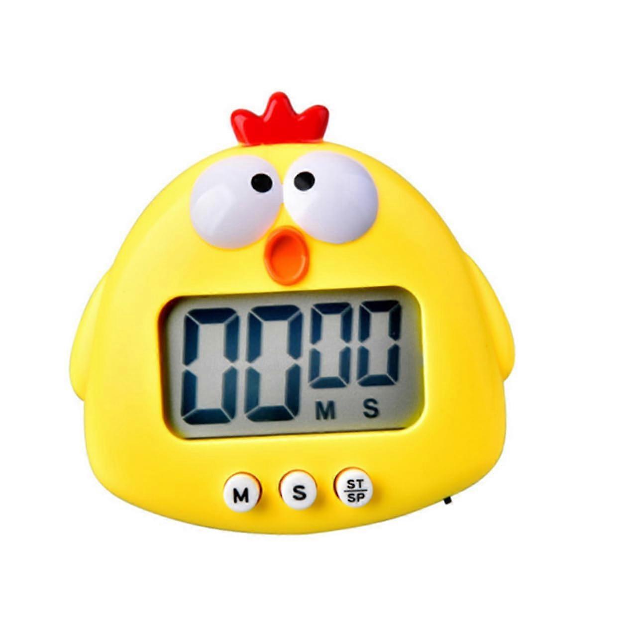 Yellow Chick Kitchen Timer Digital Cooking Alarm Clock for Baking Boys Girls Chef Use