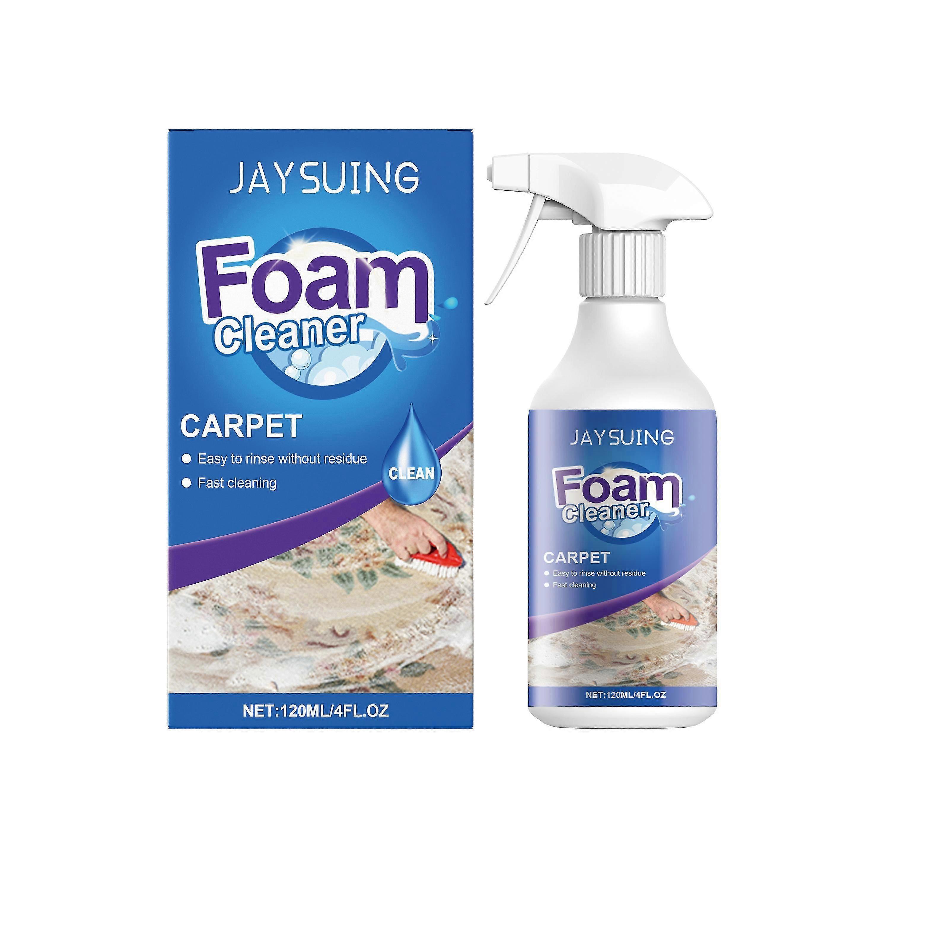 Deep Carpet Foam Cleaner  Gentle, Powerful Stain Removal for All Fabrics, 120ml