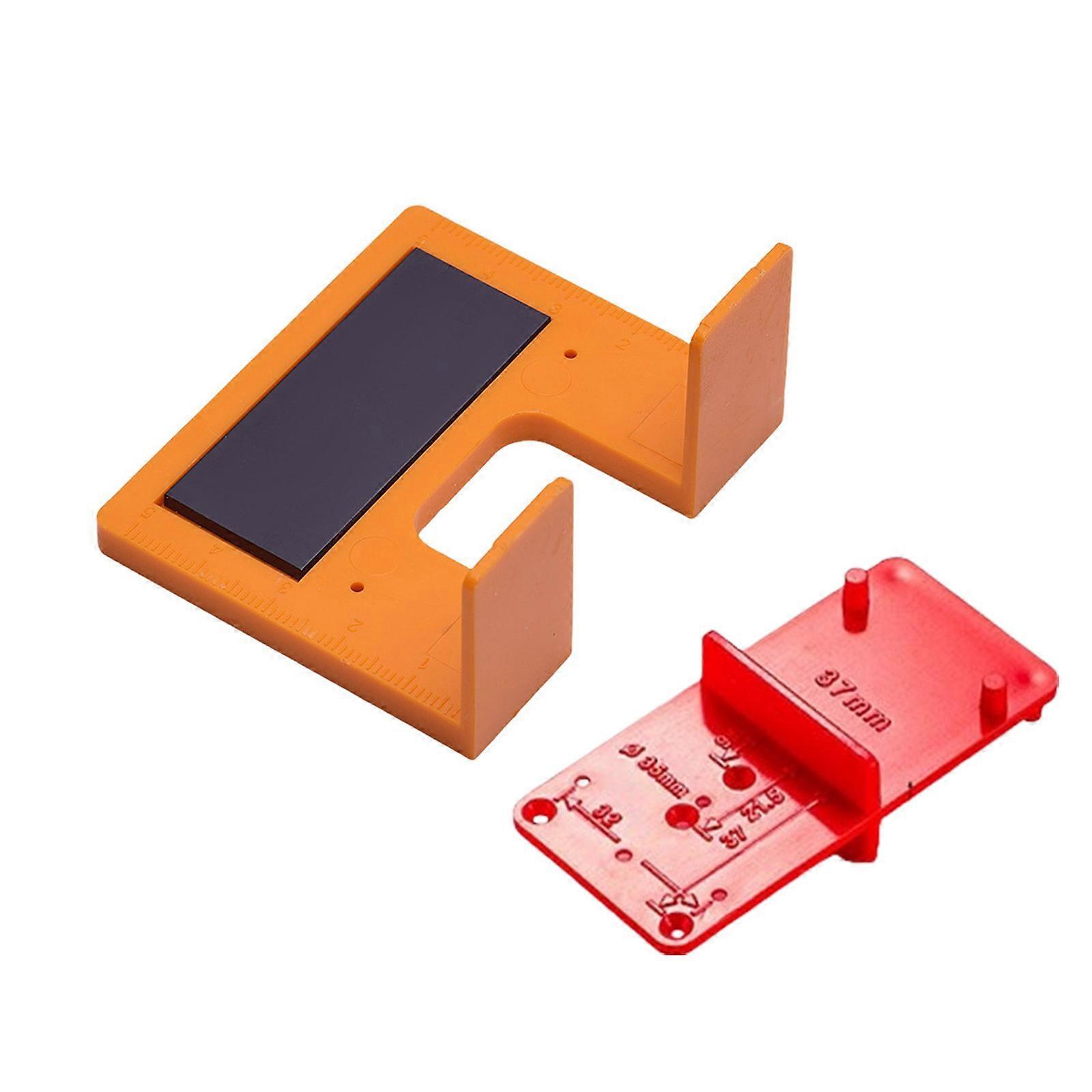 Precisions Hinges Installation Plate Upgraded Scale Accurate Marking Thick Material Safe Edges User Friendly Multicolor