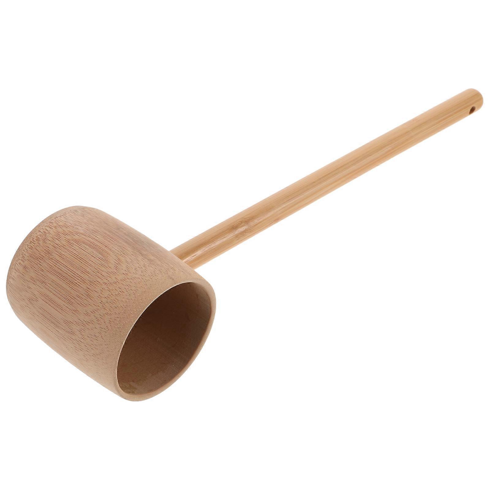 Long Handle Scoop Bamboo Ladle for Single