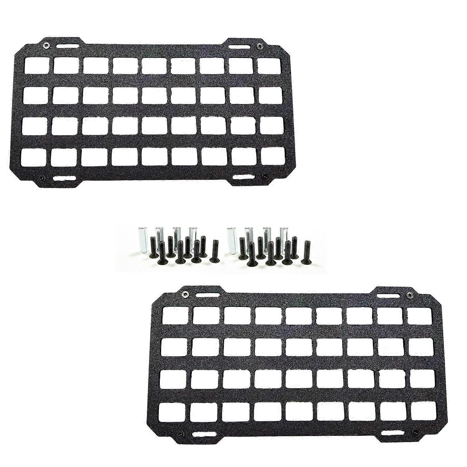 Motorcycle Molle Panel For Trunk Storage Plastic Panel Waterproof Tactical Universal Side Box Organizer Modular Storage DIY Acce