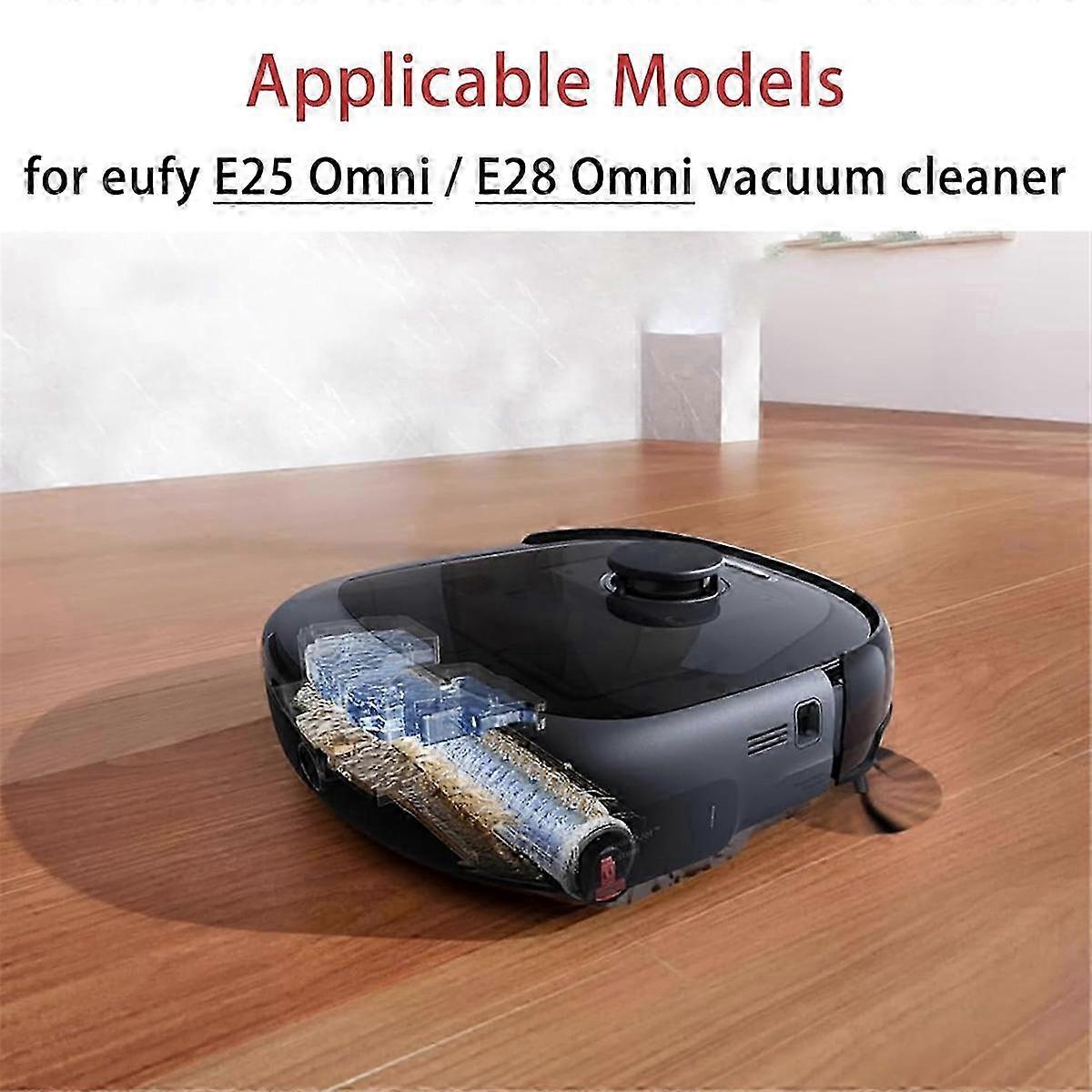 Náhradné súpravy pre robotický vysávač E25 Omni / E28 Omni, príslušenstvo Hlavná bočná kefa Hepa filtračný mop