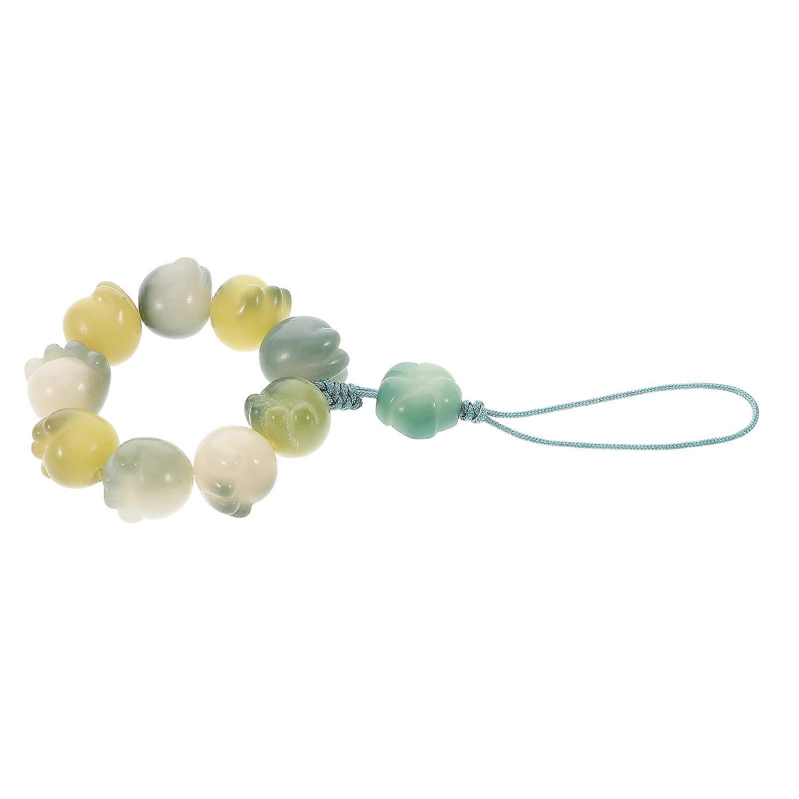 Durable Cat Paw Phone Chain with Beads in Multi for Decor and Accessories 6 5 inches