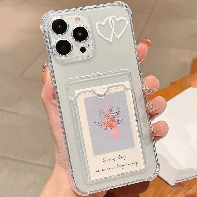 Heart Pattern Phone Case, Phone Cases for iPhone 16 15 14 13 12 11 Pro Max XS XR 7 8 Plus, Phone Accessories, Cover
