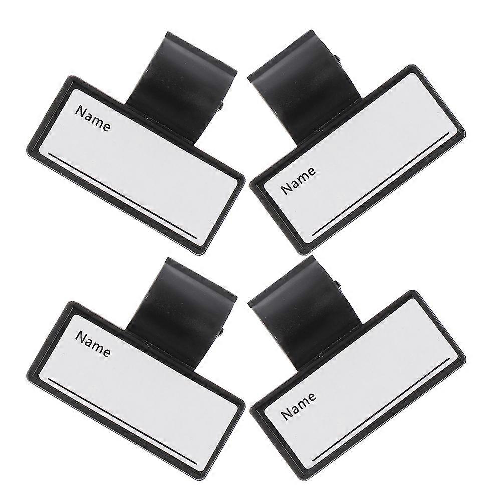 Doctor Medical Tool Tags Writable Name Clip for Identification 4Pcs