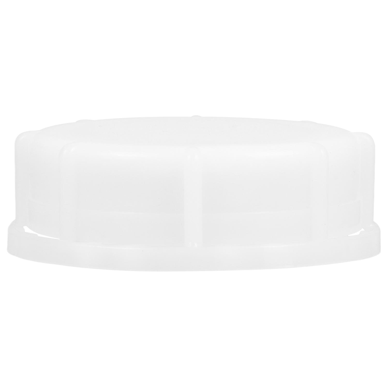 White PE Drum Cover Bung Cap for Safe Daily Use with Tight Seal and Versatile Compatibility 5.5 Gallon