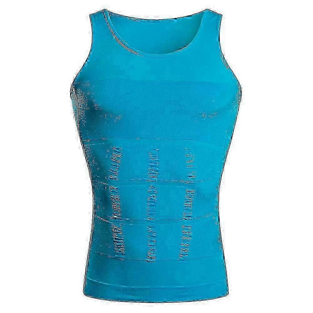 Mäns kompression Shapewear topp för bantning