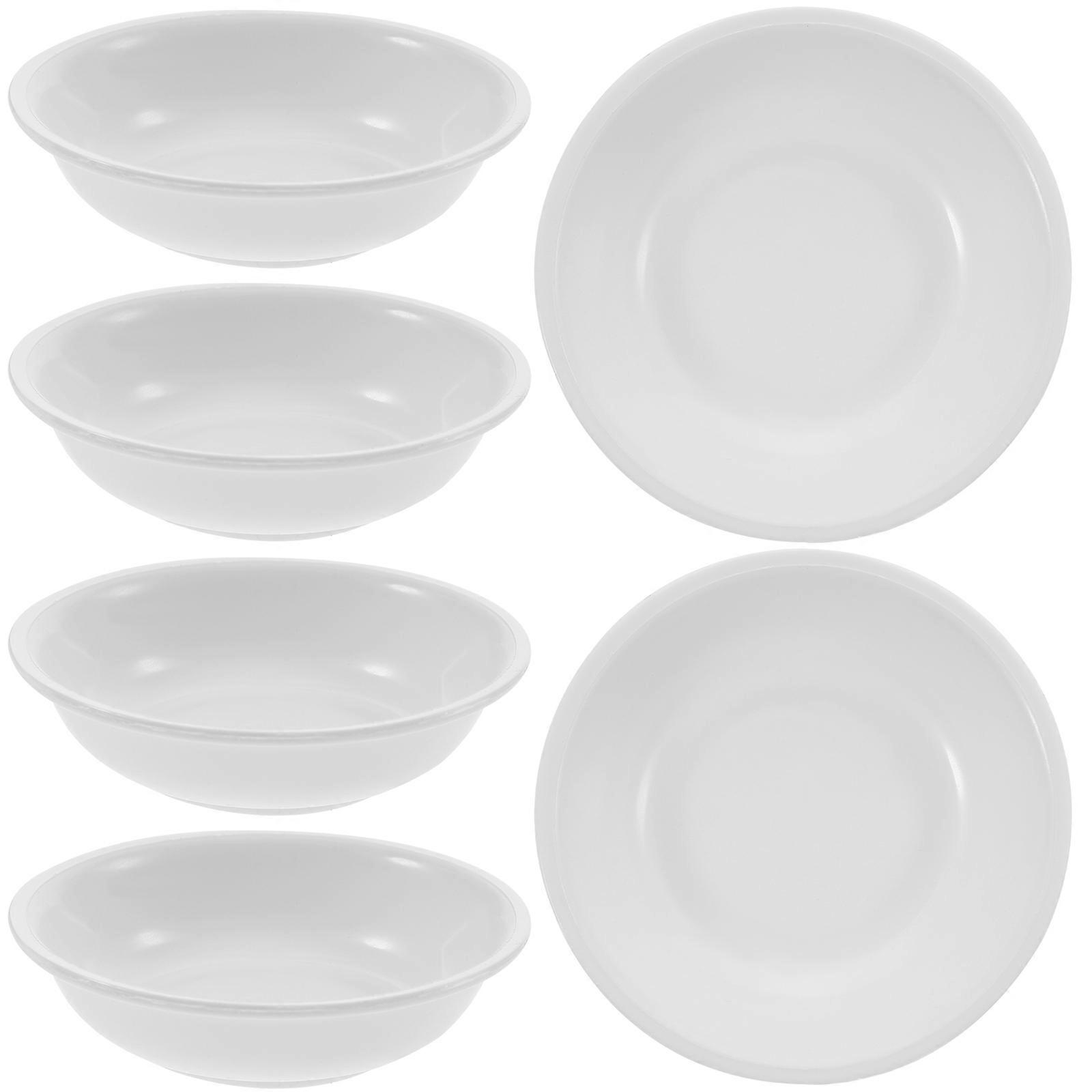 Small Flatware Seasoning Dish for Serving 30Pcs A Pack White Plates