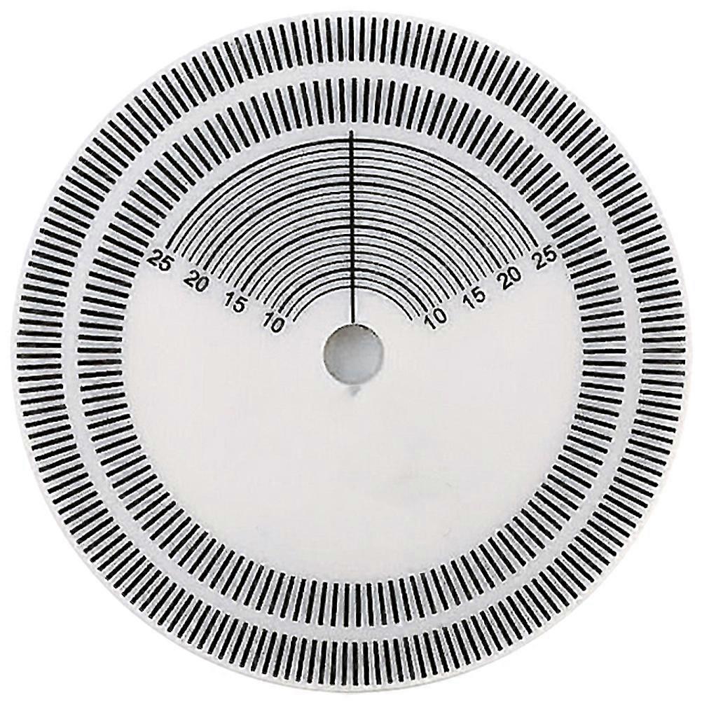Vinyl Record Speed Meter Calibration Tool for Speed Detect with Acrylic Material