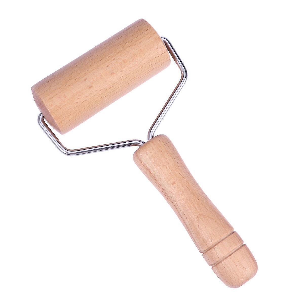 Rolling Pin Wooden T Shape for Cookies 1Pcs Portable Baking Roller
