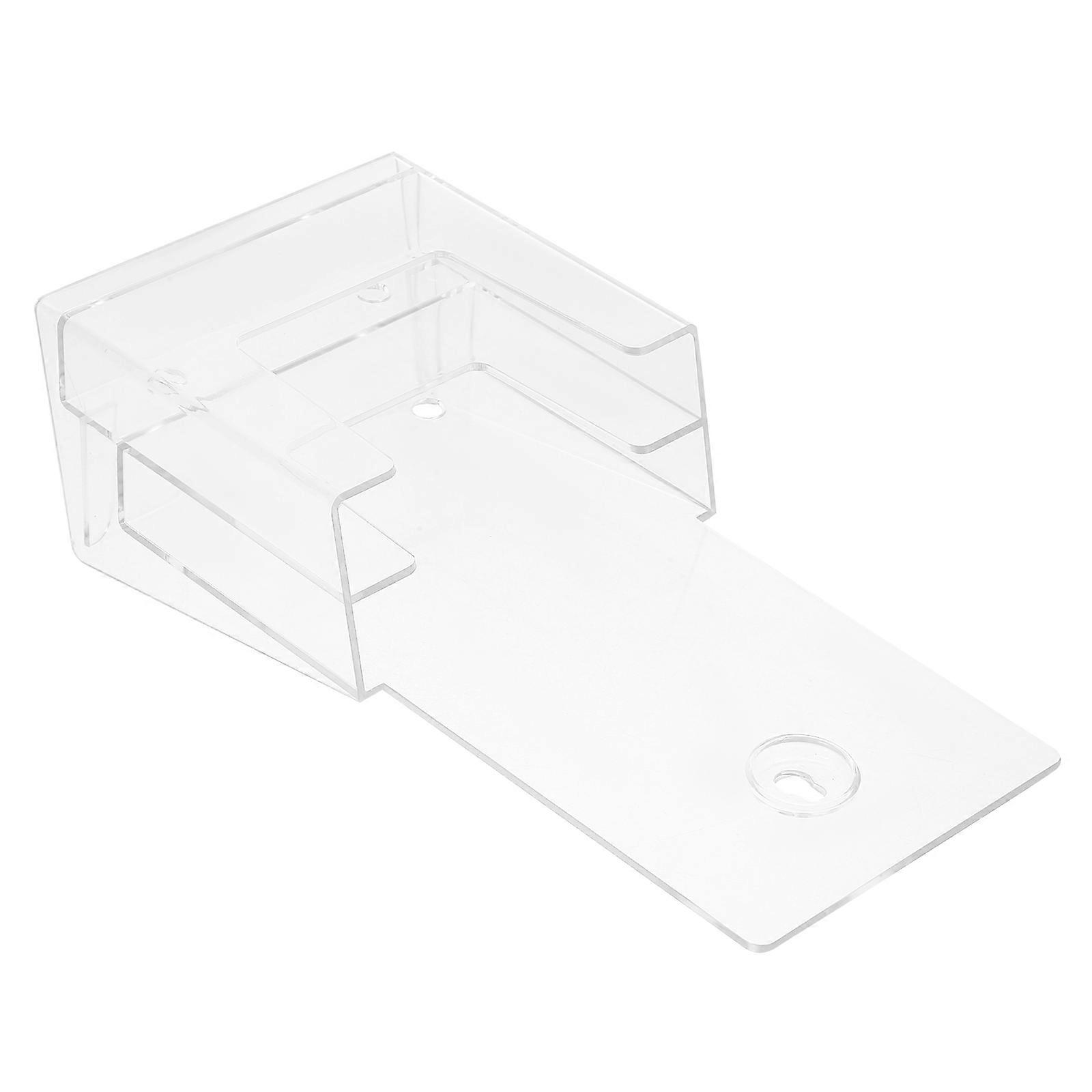 Acrylic Brochure Holder for Wall Mount Display 4Pcs Desktop Organizer
