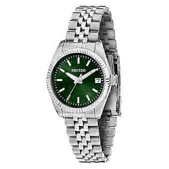 Sector 240 Stainless Steel Green Dial Quartz R3253240513 Ladies' Watch