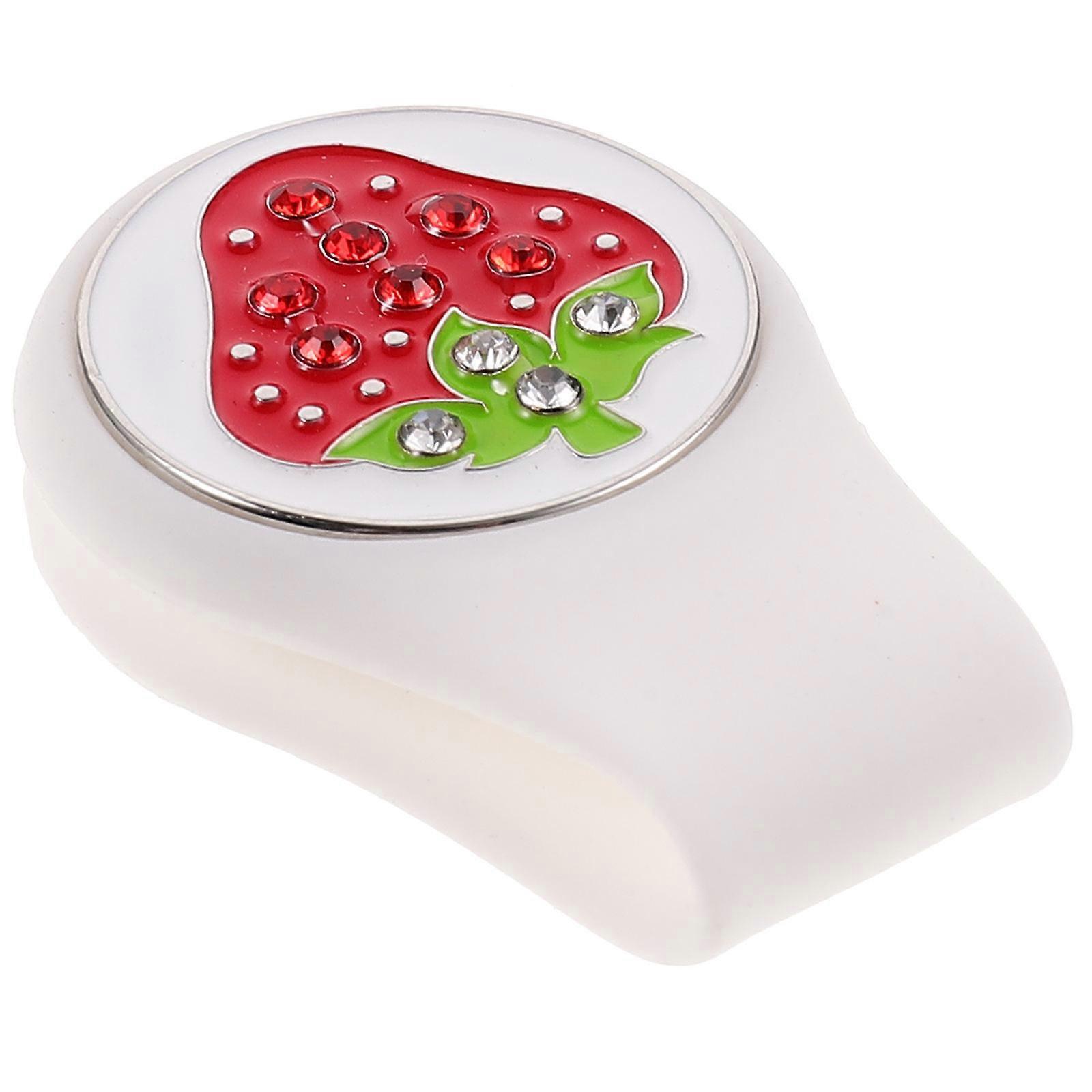 Golf Hat Clip Silicone Golf Ball Marker for Practical Use