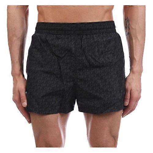 Off White Mens All-Over Print Swim Shorts