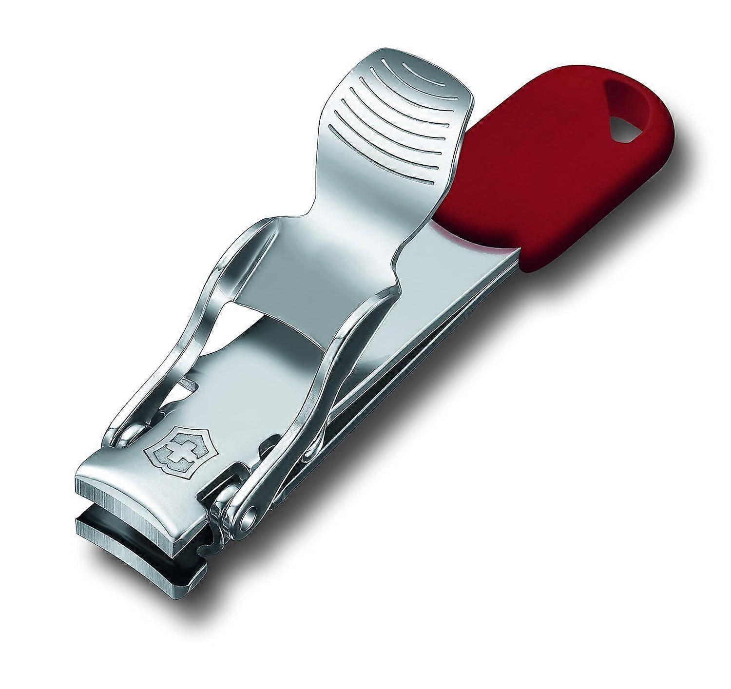 Nail Clipper (2 Functions, Nail Clipper, Attachment Clip), Red