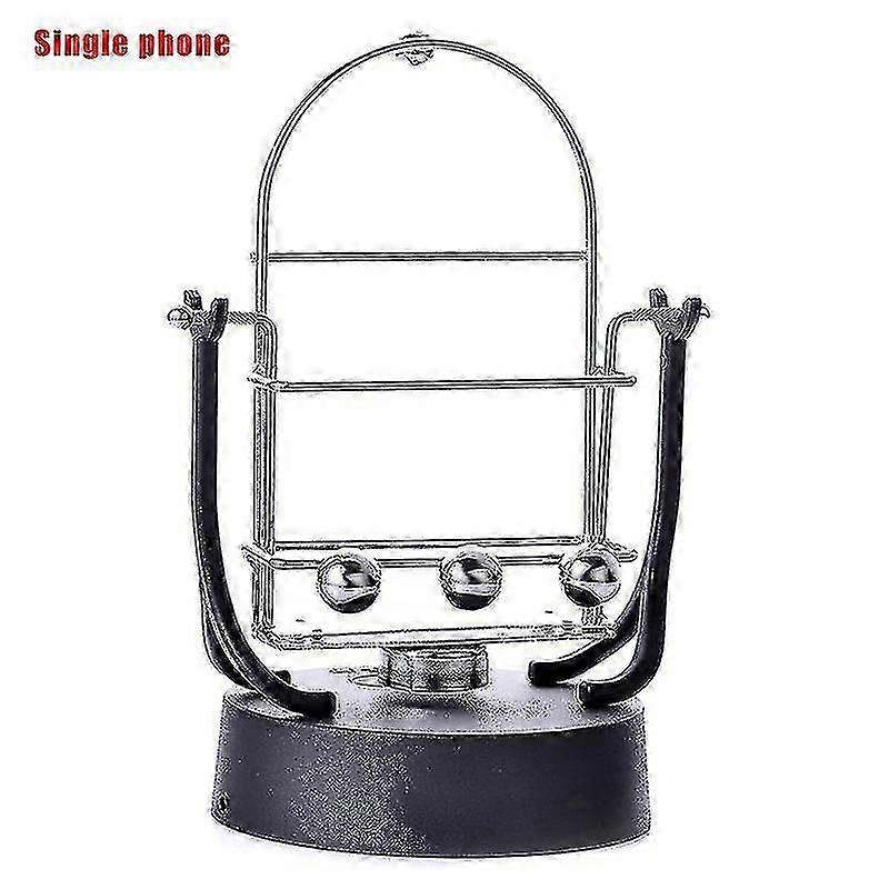Auto Step Counter Phone Swing Device, Hands-Free Mobile Holder USB/Battery Powered
