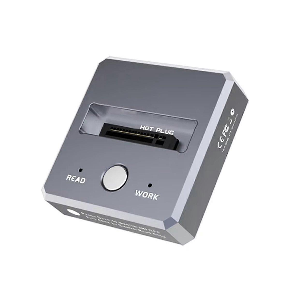 M.2 SSD Reader NVMe/ to USB-C SSD Docking Station USB3.2 Gen2 10Gbps Solid Disk Adapter with Write P