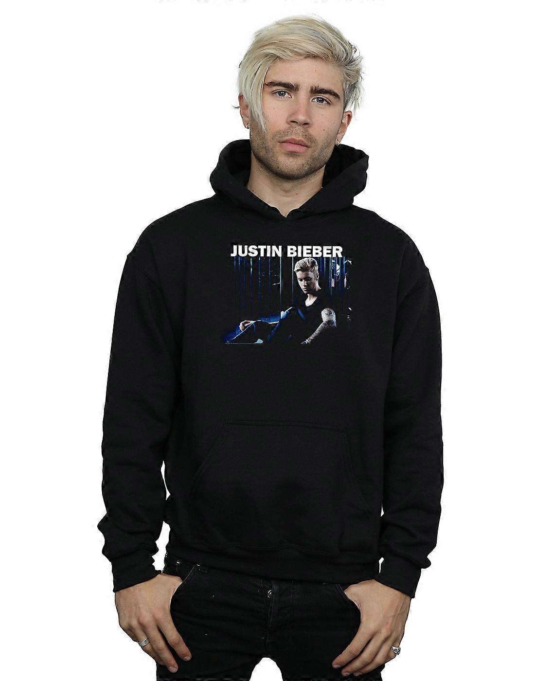 Justin Bieber menn sitter skygger Hettegenser