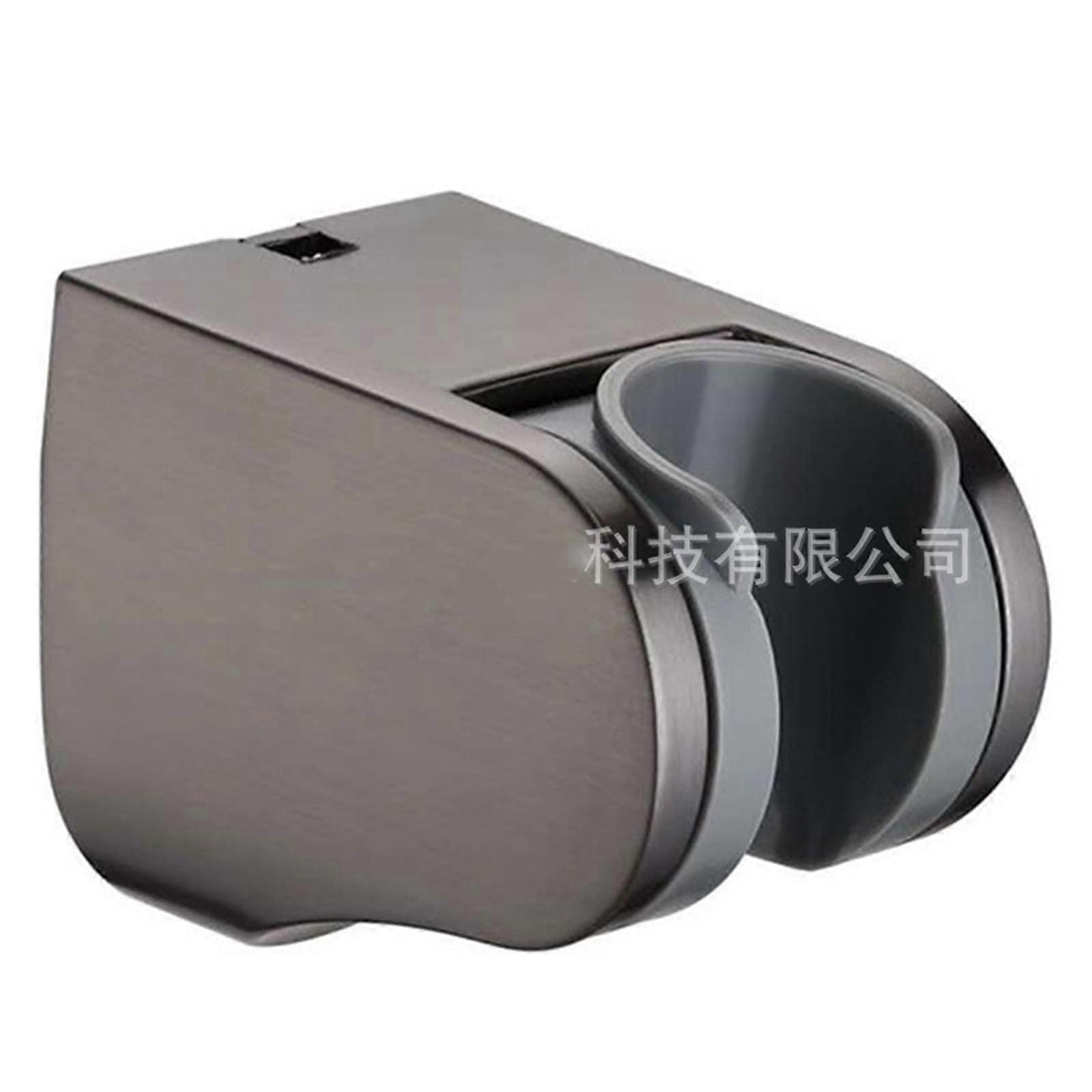 Wall Mounted Adjustable Shower Head Holder with Adjustable Angle for Handheld Bathroom Sprayer Gray