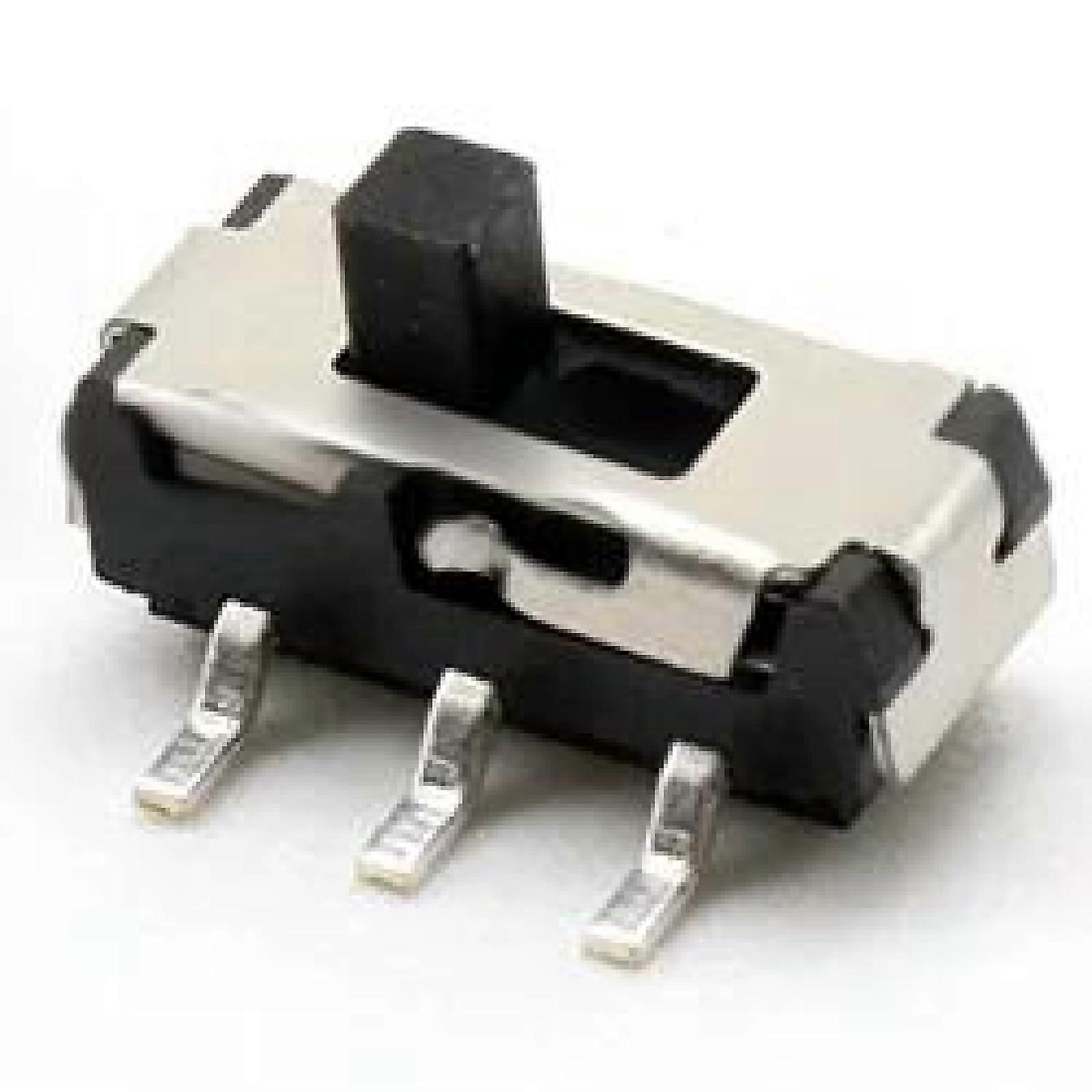 Micro Slide Switch 10Pack for PCB Mount, 23 Position Horizontal Toggle Control SK22D07