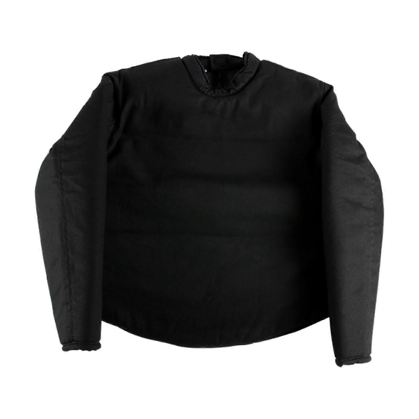 Fencing Jacket Long Sleeve Durable Canvas Uniform with Enhanced Training Protection for Coaches