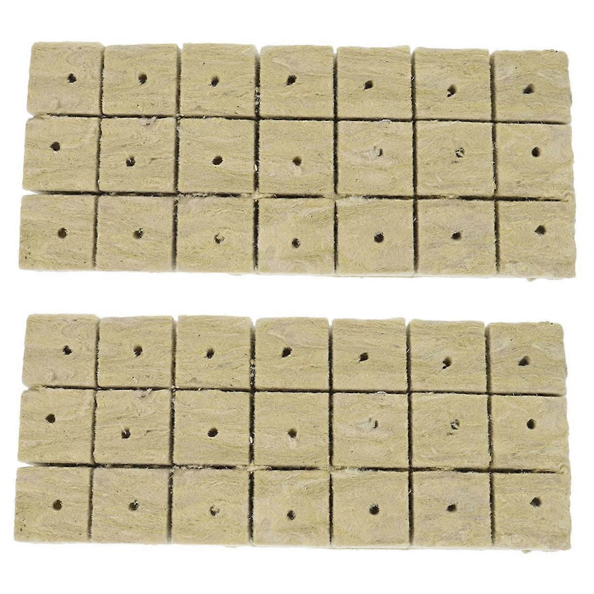 42pcs Hydroponic Grow Cubes Soilless Starter Plugs for Fast Root Development and Easy Transplant