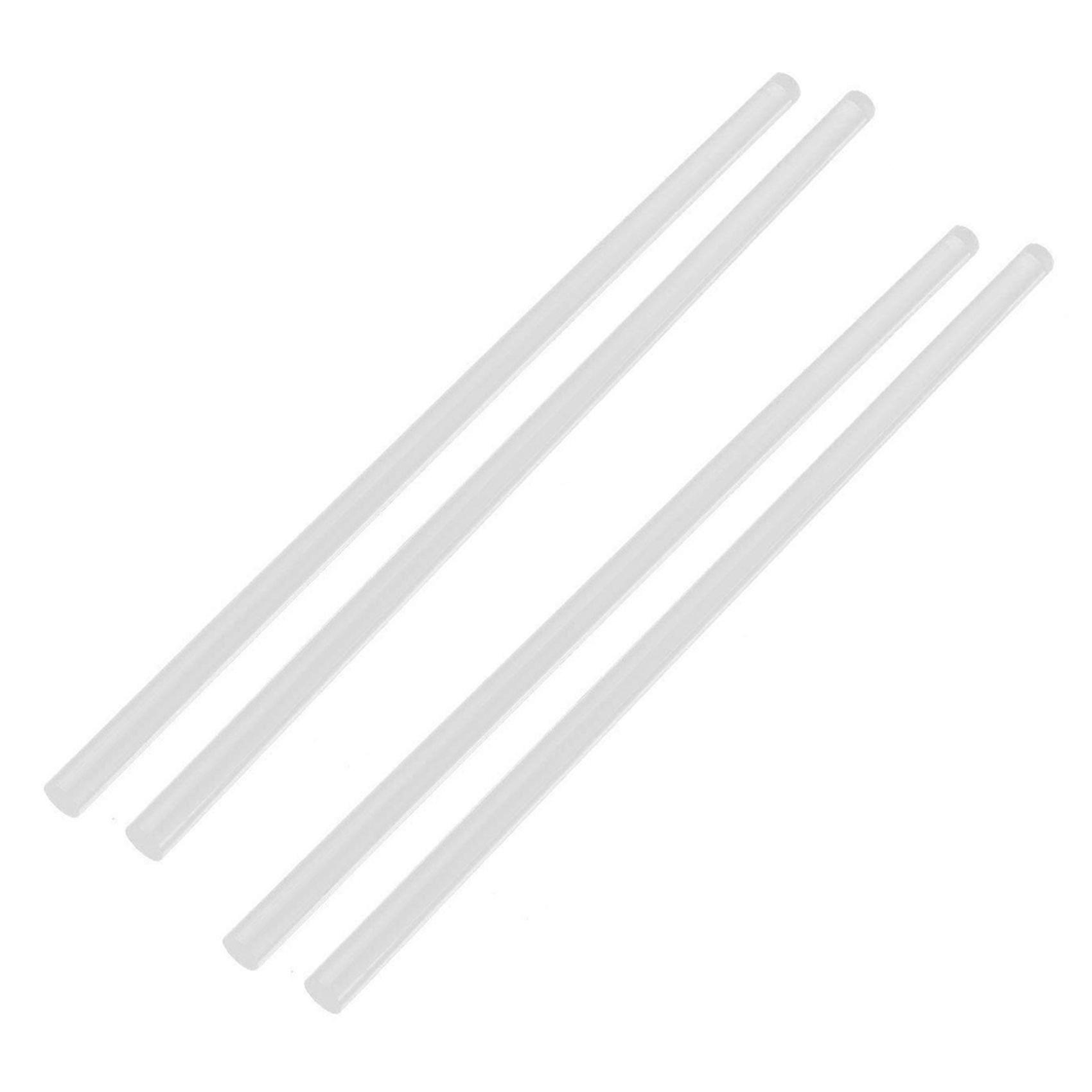 3mmx250mm Round Shape Solid Acrylic Rod Pmma Extruded Bar Clear 4Pcs