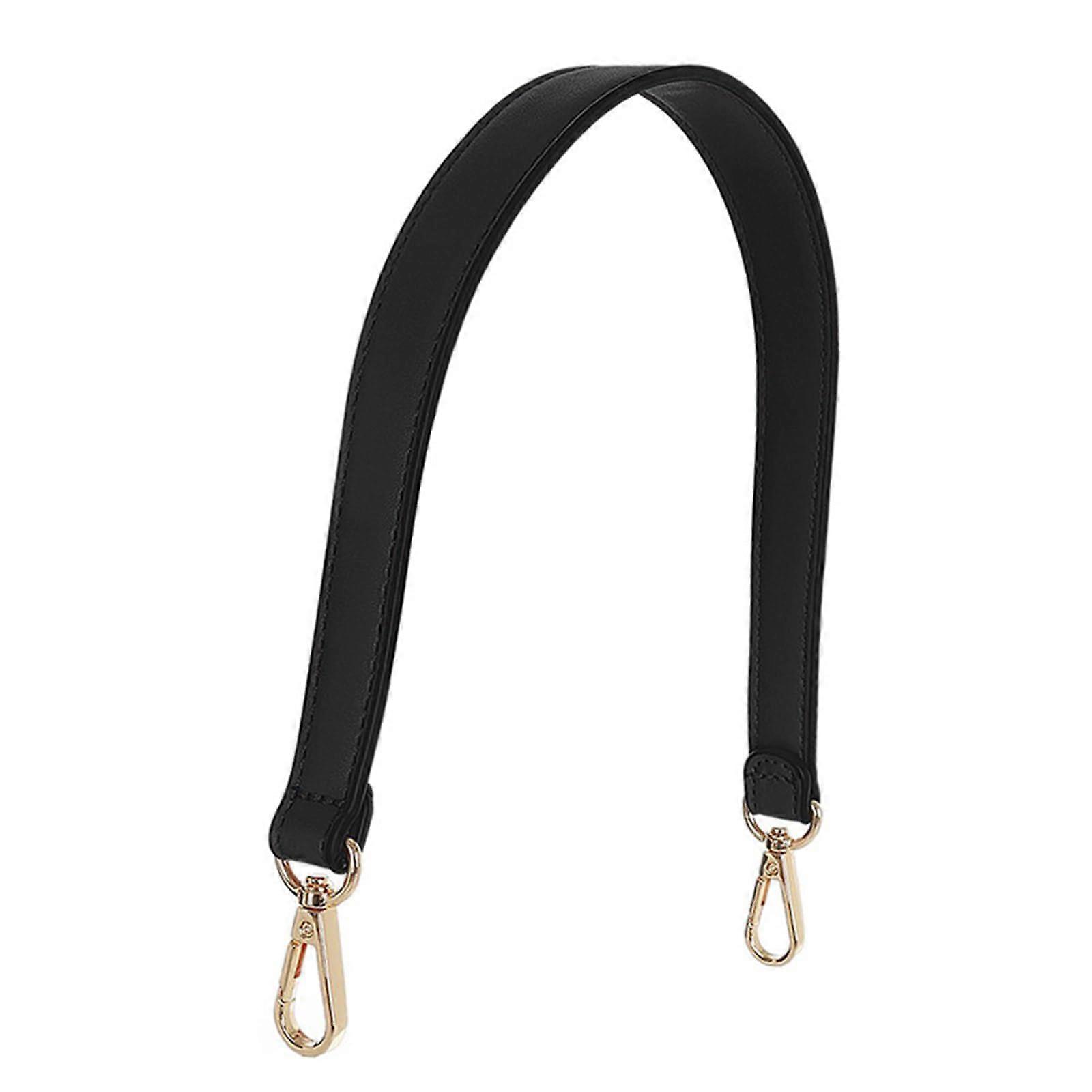 Bag Replacement Strap Adjustable PU Leather Detachable Shoulder Strap for Handbag Black Fashion
