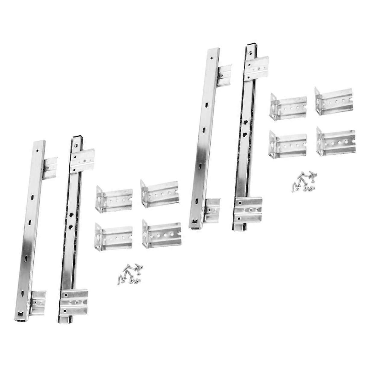 Heavy Duty Rust Resistant Drawer Slides for Desk Keyboard Tray with Smooth Quiet Operation