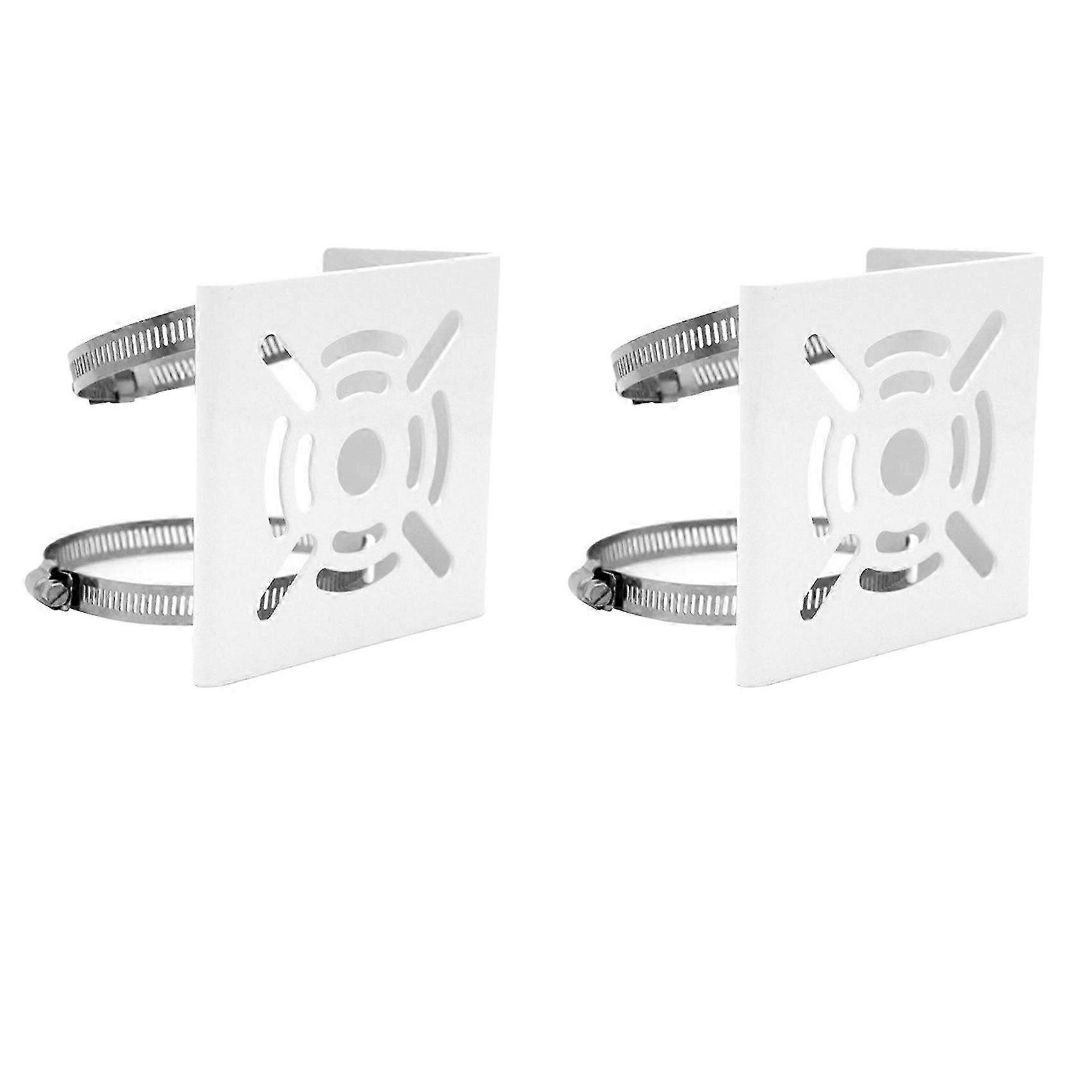 2X Universal Vertical Pole Mount Adapter, with 4 Loops, Wall Mounting Loop Bracket