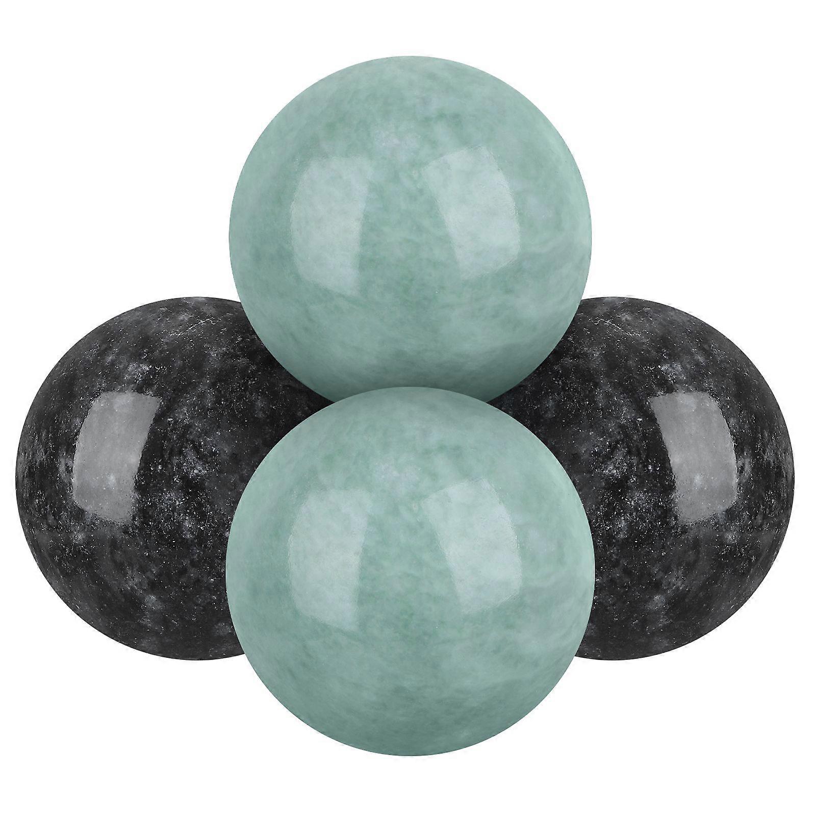 2 Sets Marble Pattern Balls Exercise Balls Hand Massage Tool Hand Massager