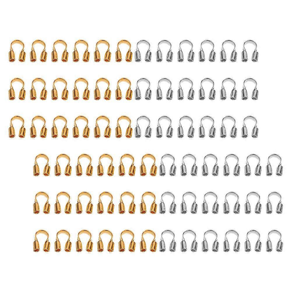 String Beads Copper Wire Guardians for Jewelry Making 400Pcs Thread Protectors