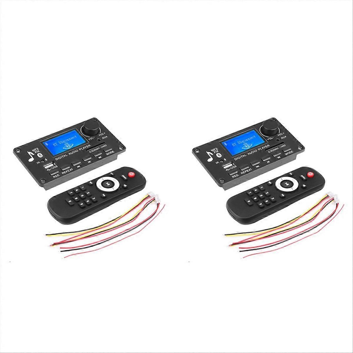 DC 12V MP3 Decoder Board Amplifier Car Radio Receiver Bluetooth V5.0