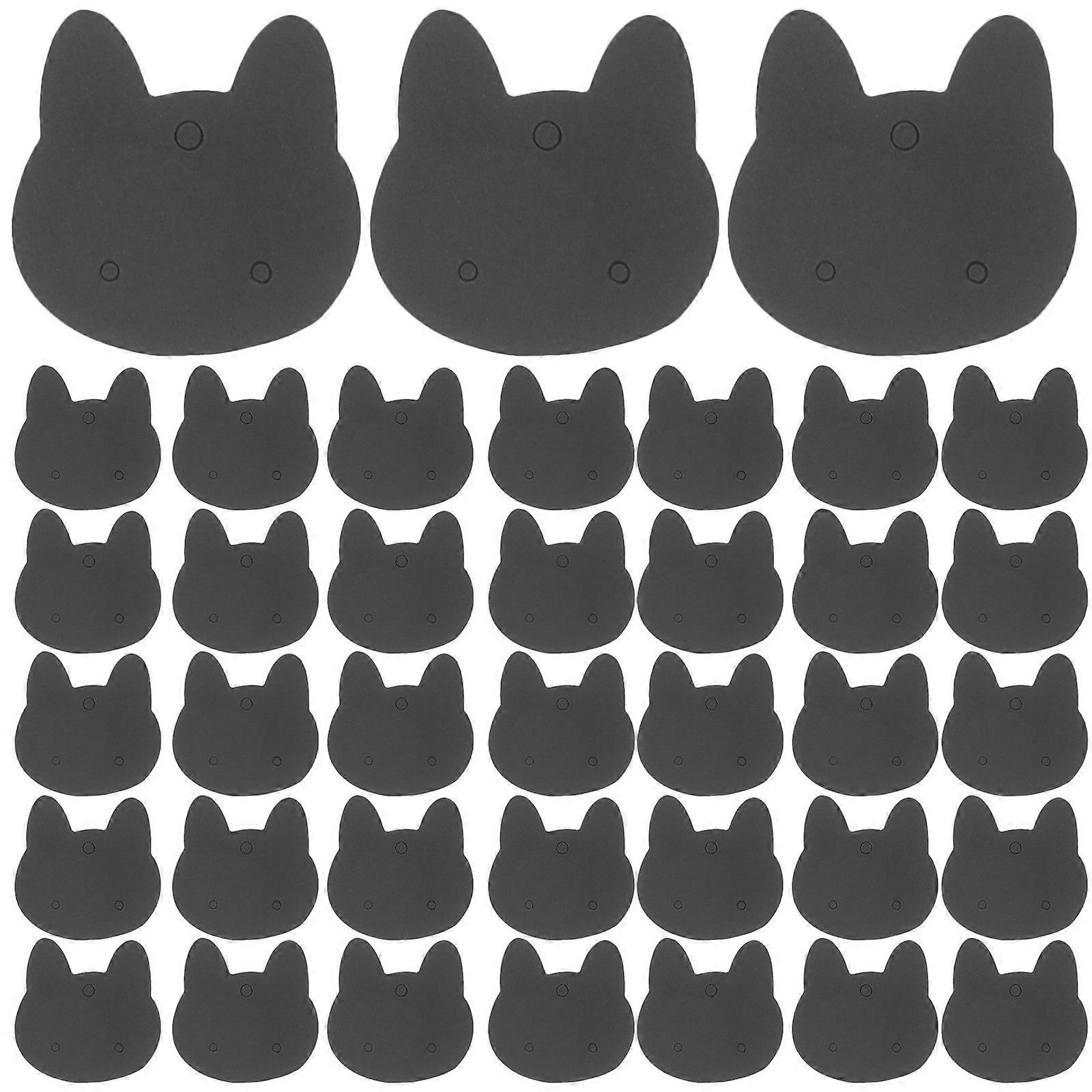 Black Paper Earring Display Cards for Holding Use 100Pcs Pack