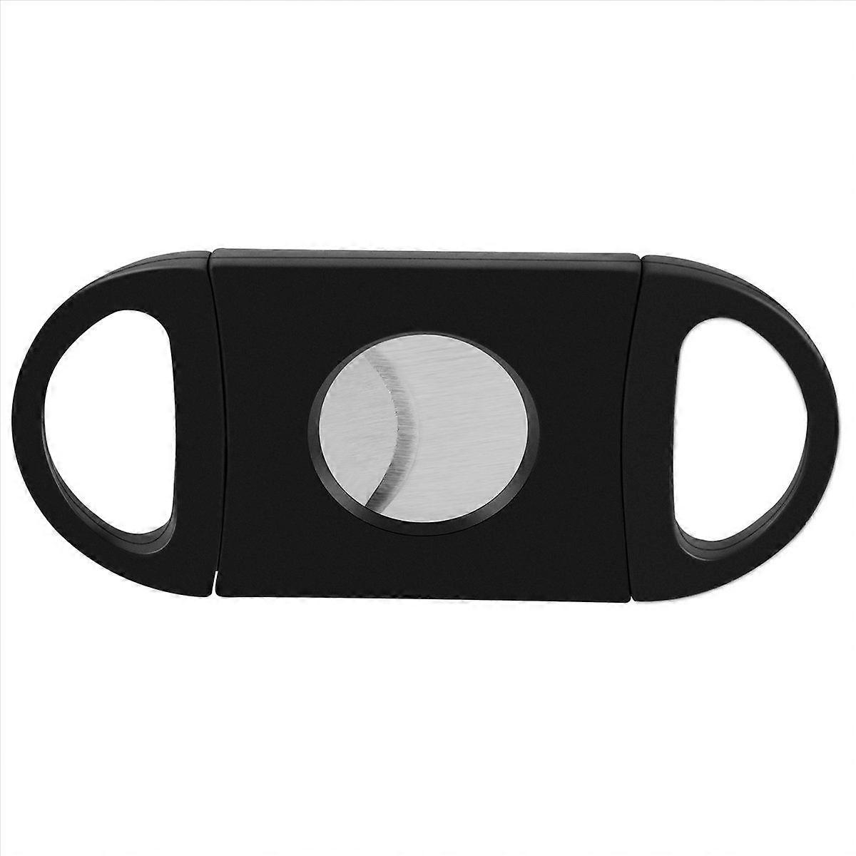 Oval-Shaped Cigar Cutter, Double Cut Blade