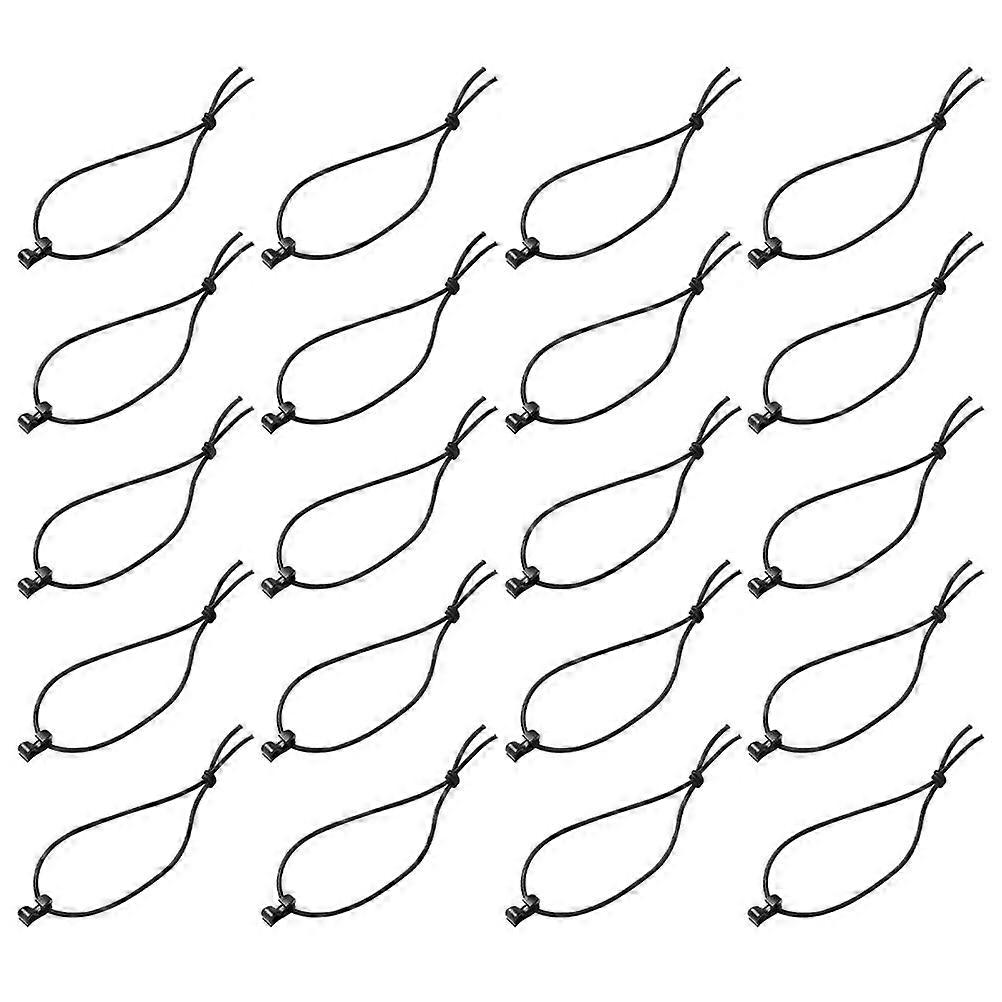 30pcs Hook Dominators with Elastic String Durable Elastic Strap Management Tools