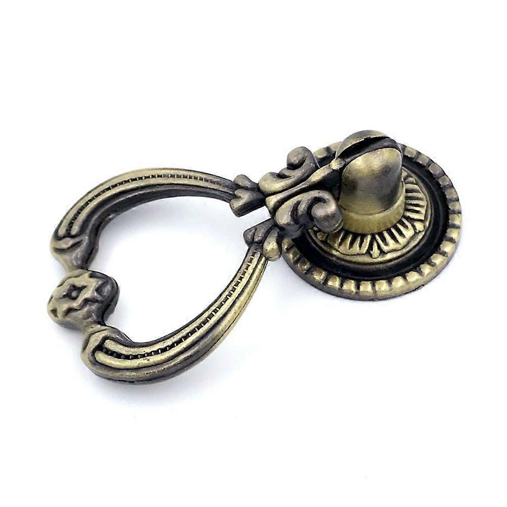 2Pcs Durable Cabinets Knobs Ring Knobs Zinc-alloy Casting Extra-thick Dresser Drawers Pulls  for Dresser Drawers Pulls