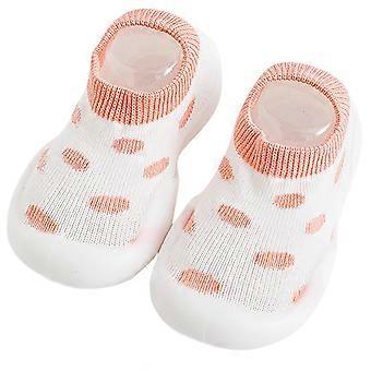 Babysockenschuhe, Lauflernschuhe mit weicher Sohle, keine Kleinkindpantoffeln, atmungsaktive Sockenschuhe für Jungen und Mädchen, Indoor- und Outdoor-Sneaker, 12-18 Monate