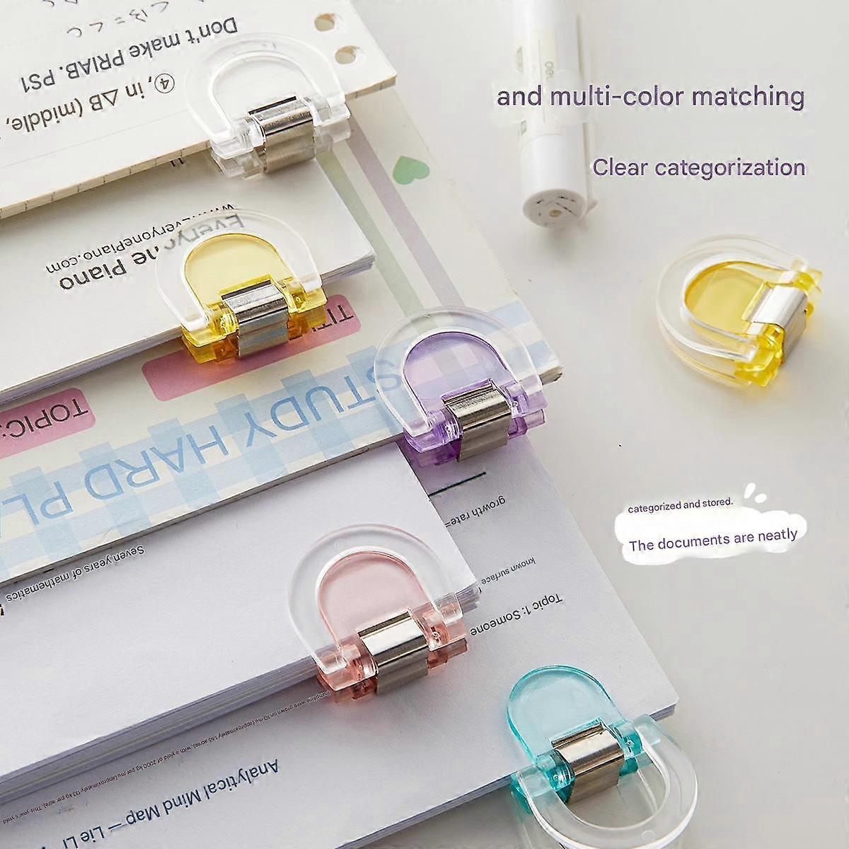 Document Clip Organizer, Transparent, For Office Desk