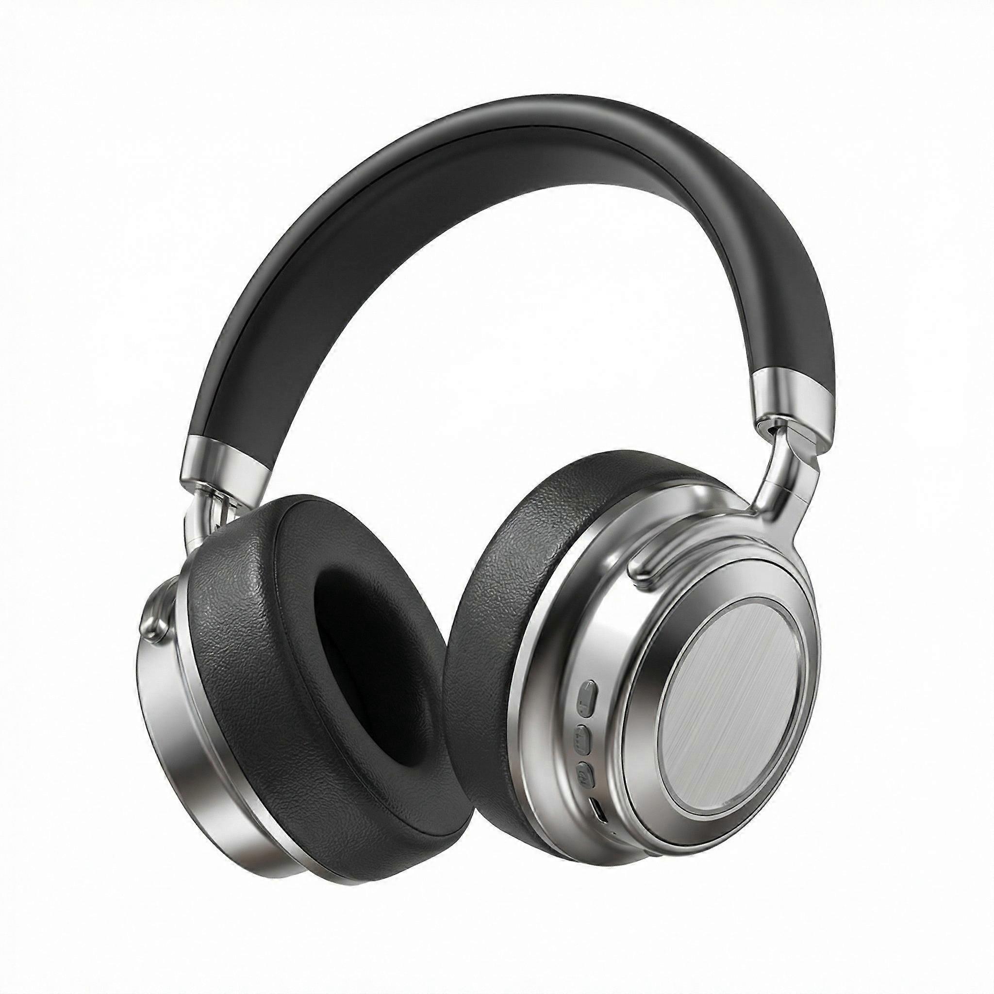 Retro Metal Over-Ear Headphones
